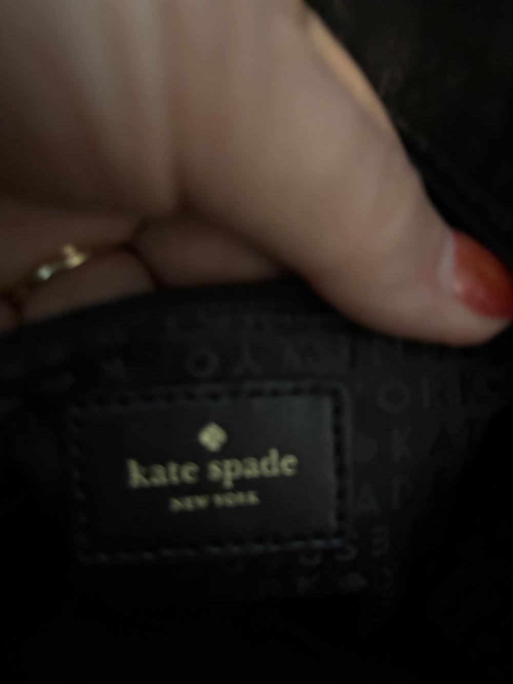 kate spade Black & White Polka Dot Dome Satchel with Detachable Strap - Picture 4 of 8